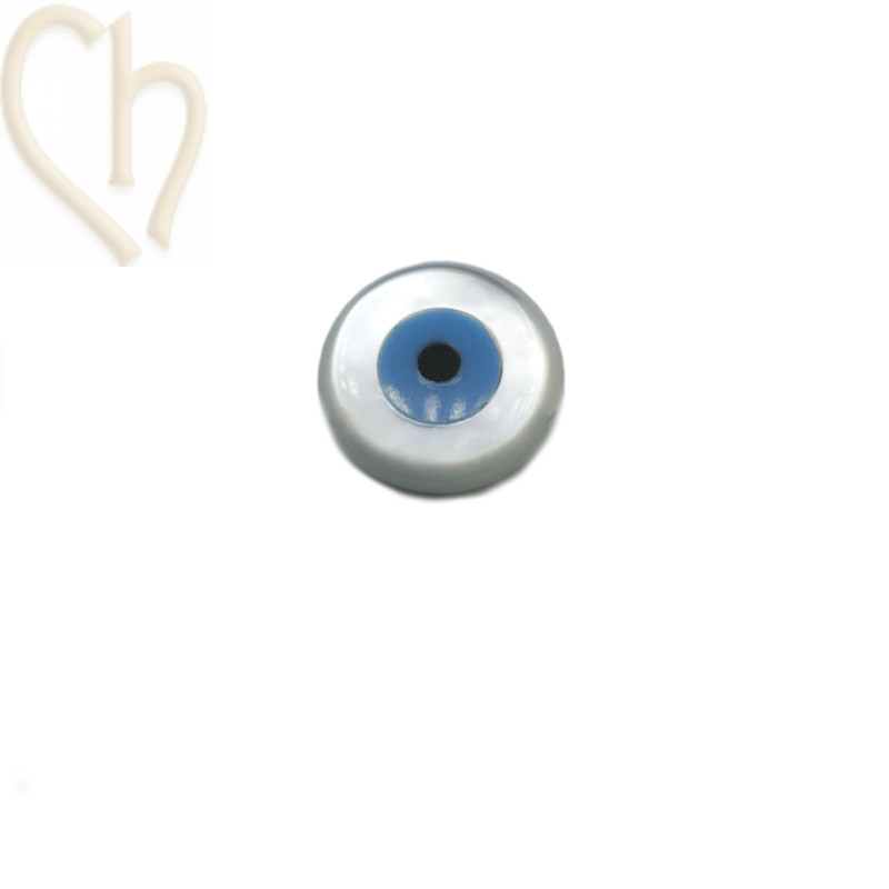 Nazar Eye Nacre Bead 4mm - Boutique Charlotte