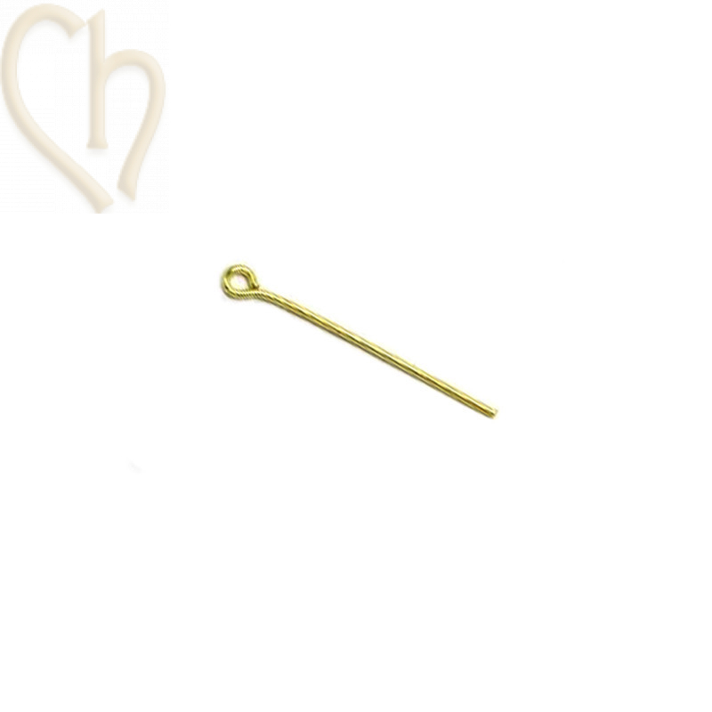 Tiges à œil Clous à Boucle 25mm pour Bijoux Raffinés | Boutique Charlotte