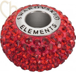Becharmed Pave Swarovski Elements 14mm Indian Siam