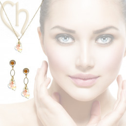 DIY Sieraden - 'Devoted 2 You' Charl'stone Kristal Hartje 13x17mm | Boutique Charlotte