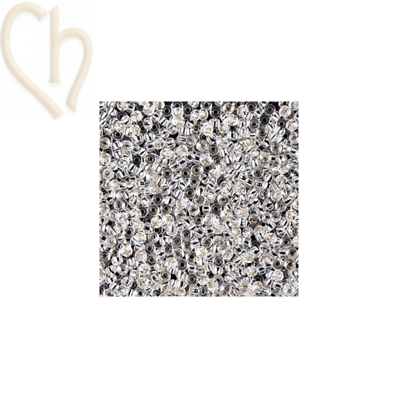 Miyuki Rocaille 11/0 Cristal Silverlined