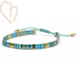 Kit de Bracelet DIY : Perles Miyuki Tila – Création Simple