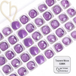 Créez des Bijoux Uniques : Cabochons Tanzanite 12mm de Austrian Crystals