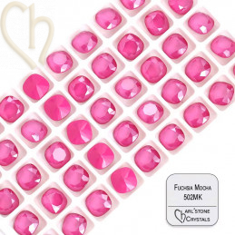 Créez des Bijoux Uniques : Cabochons Fuchsia 12mm de Austrian Crystals