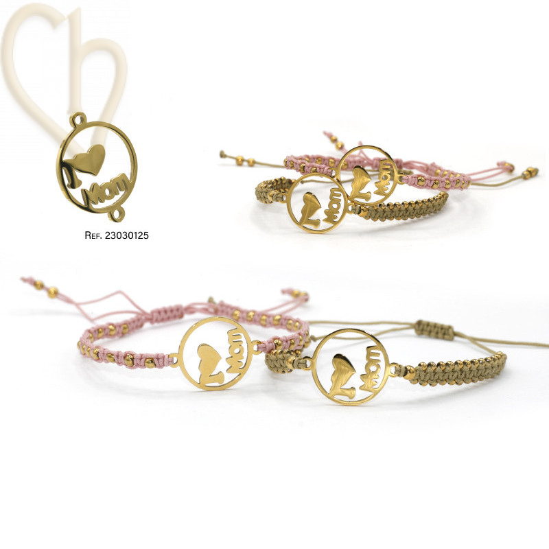 Spacer for macramé bracelets