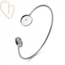 Bracelet en Acier Inoxydable 65 mm Gold Plated - Boutique Charlotte