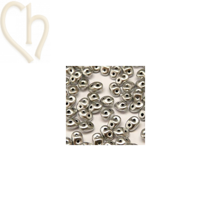 superduo silver aluminium mat