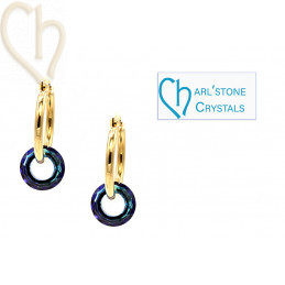 Chique Bermuda Blue Cosmic Ring - Charl'Stone Cristal 10mm | Boutique Charlotte