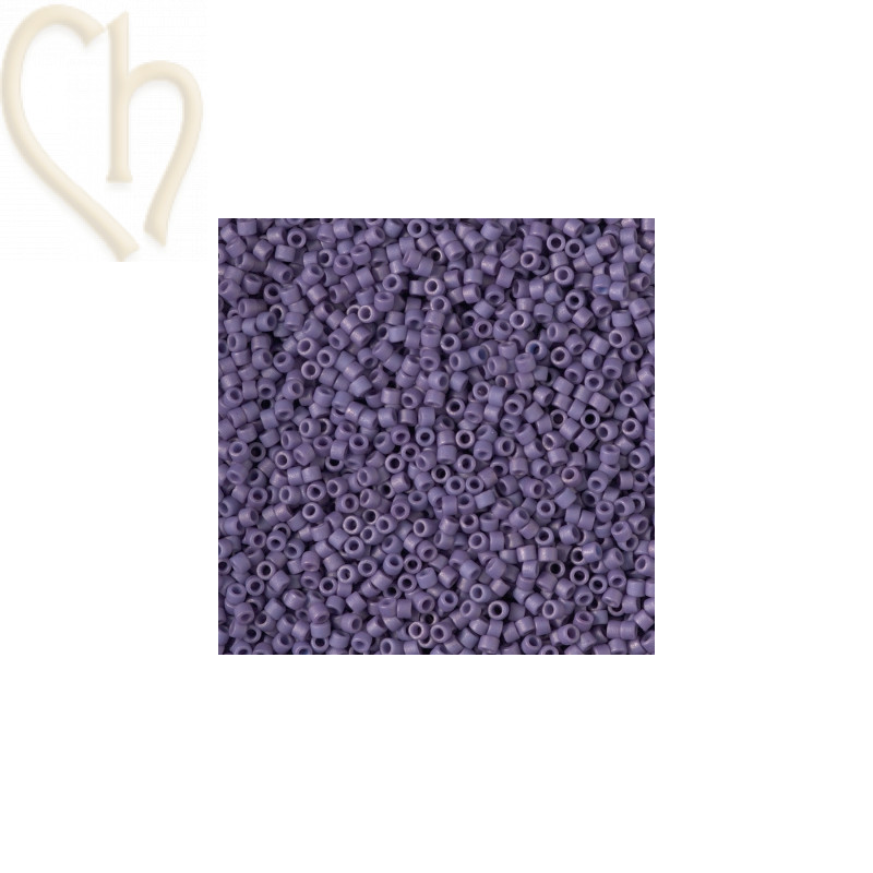 Miyuki Delica 11/0 Beads Opaque Matte Lupine DB2293 | Boutique Charlotte