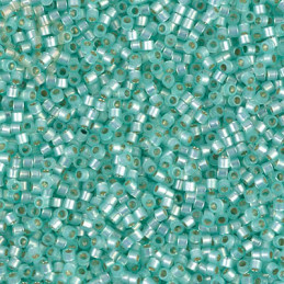 Miyuki Delica 11/0 Beads Lt. Aqua Green Dyed s/l  DB0626 | Boutique Charlotte