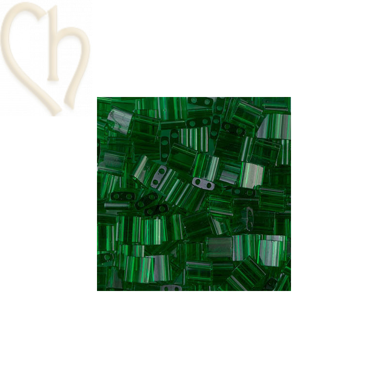 Tila Bead Miyuki Transparent Green TL0146 - Kwalitatieve Japanse Glaskralen