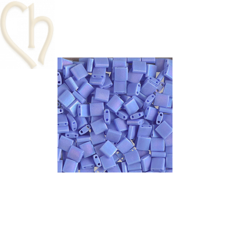 Tila Bead Miyuki Matte Opaque Periwinkle AB TL0417L-FR - High-Quality Japanese Glass Beads