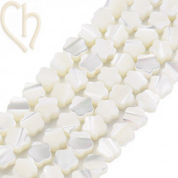 Perle Nacre Fleur 6mm - Boutique Charlotte