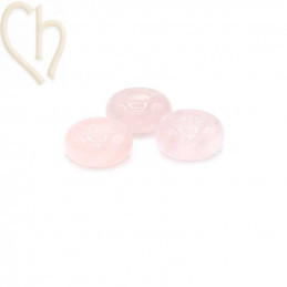 Quartz Rose Natural Stone Beads 14-8mm - High-Quality Gemstones | Boutique Charlotte