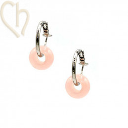 Quartz Rose Natural Stone Beads 14-8mm - High-Quality Gemstones | Boutique Charlotte