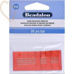 Blister peyote naalden maat 10 pack per 25 stuks