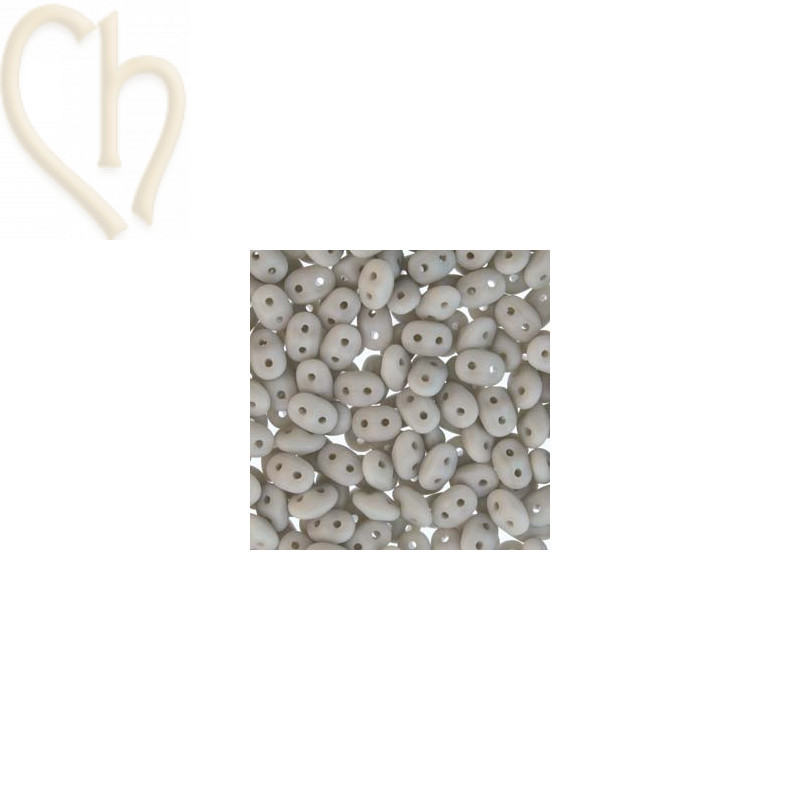 Superduo Matubo Grey Opaque Matt DU0543020-84110