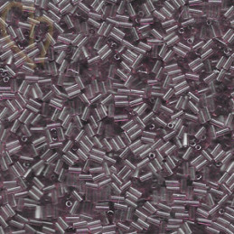 Perles Miyuki Bugle 3mm Light Amethist – Perles en Verre Japonaises chez Boutique Charlotte
