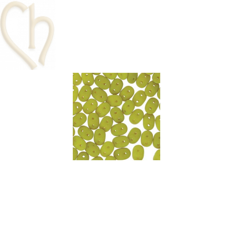 SuperDuo Matubo Matte Velvet Lemongrass DU0502010-24535 | Boutique Charlotte