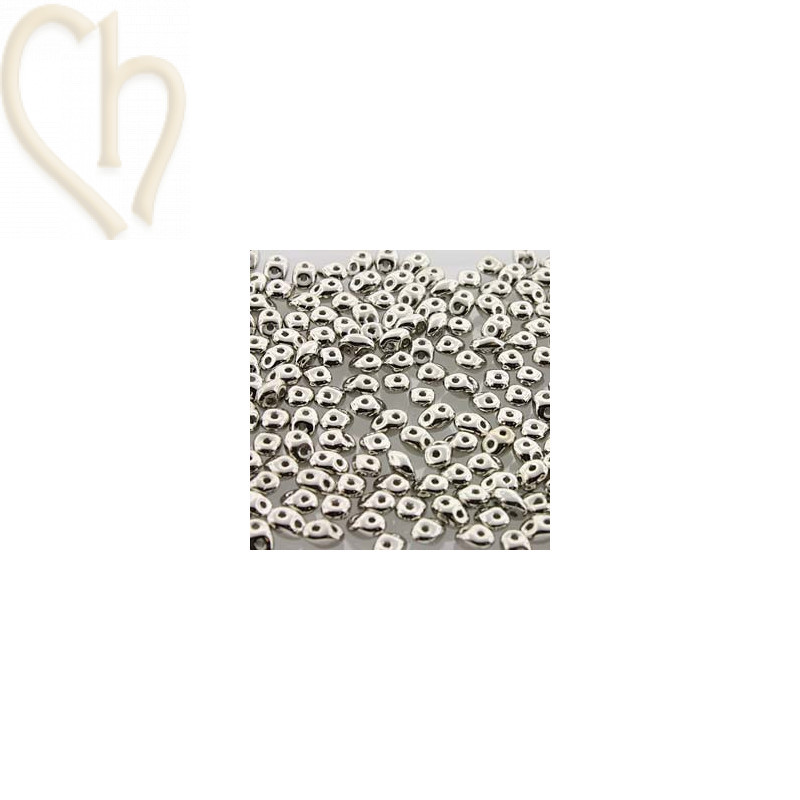 SuperDuo Matubo Nickel Plate DU05-NP | Boutique Charlotte