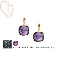 DIY oorbellen Gold Plated met Oostenrijks Kristal - Boutique Charlotte