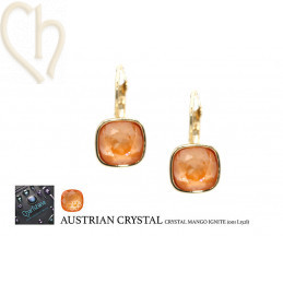 DIY Ring and earrings Gold Plated with Austrian Cristal - Boutique Charlotte