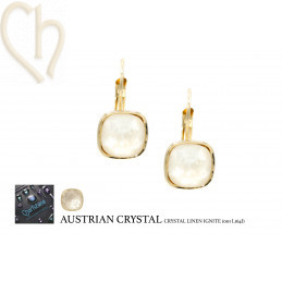 DIY Bague et Boucles d'Oreilles Plaqué Or avec Cristal Autriche - Boutique Charlotte