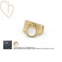 DIY Bague et Boucles d'Oreilles Plaqué Or avec Cristal Autriche - Boutique Charlotte