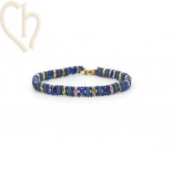 DIY Kit: ByElle Bracelet with SuperDuo Beads – Sapphire Velvet