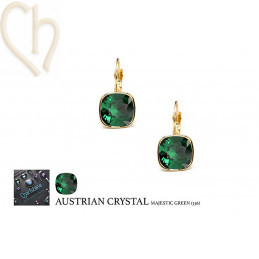 DIY earrings Gold Plated with Austrian Cristal - Boutique Charlotte