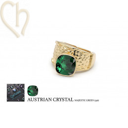 DIY Bague Plaqué Or avec Cristal Autriche - Boutique Charlotte