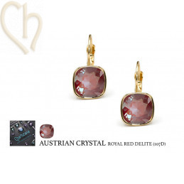 DIY Ring and earrings Gold Plated with Austrian Cristal - Boutique Charlotte