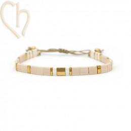 DIY Bracelet Kit: Miyuki Tila Beads – Easy Creation