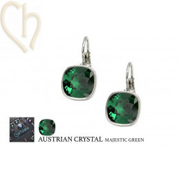 DIY boucles d'oreilles Plaqué Or avec Cristal Autriche - Boutique Charlotte