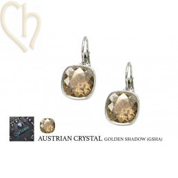 DIY earrings Gold Plated with Austrian Cristal - Boutique Charlotte
