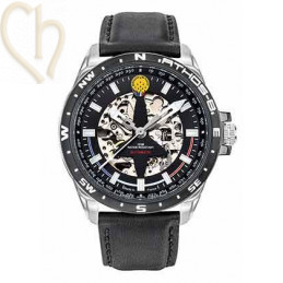 Herenhorloge Patrouille de France Athos 8 – Zwart Leder | Boutique Charlotte