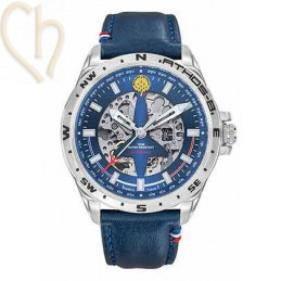 Montre Homme Patrouille de France Athos 8 – Cuir Bleu | Boutique Charlotte
