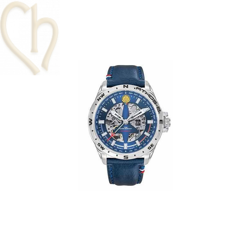 Men's Watch Patrouille de France Athos 8 – Bleu Leather | Boutique Charlotte