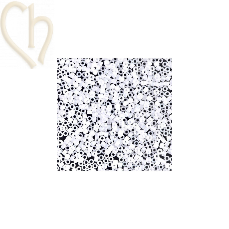 Miyuki Delica 11/0 Beads Matte Crystal AB - DB0851 | Boutique Charlotte