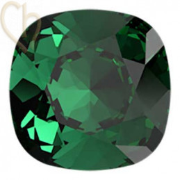 Swarovski Kristal Cushion Square 4470 10mm – Majestic Green | Boutique Charlotte