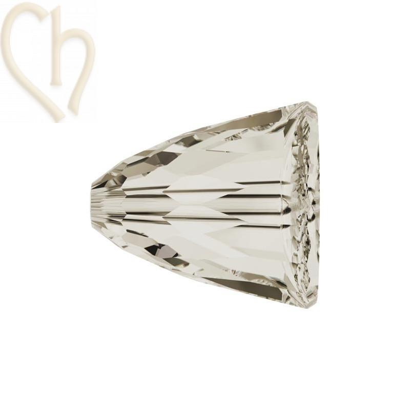 Swarovski Dome Bead 11mm Silver Shade