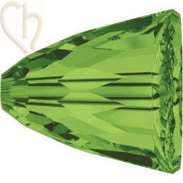 Swarovski Dome bead 11mm Dark Moss Green