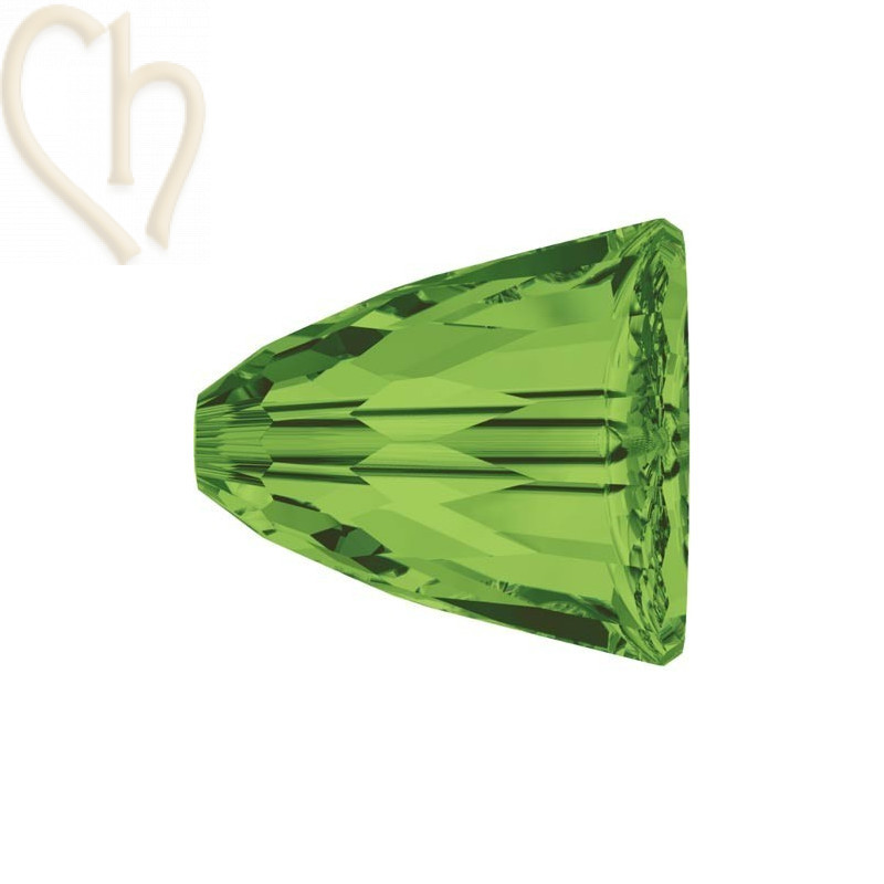 Swarovski Dome bead 11mm Dark Moss Green