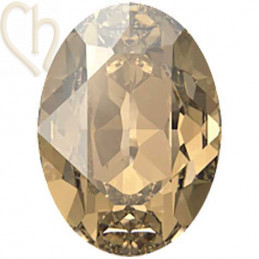 CABOCHON OVAL Austrian Crystal 4120 18x13mm Golden Shadow | Boutique Charlotte