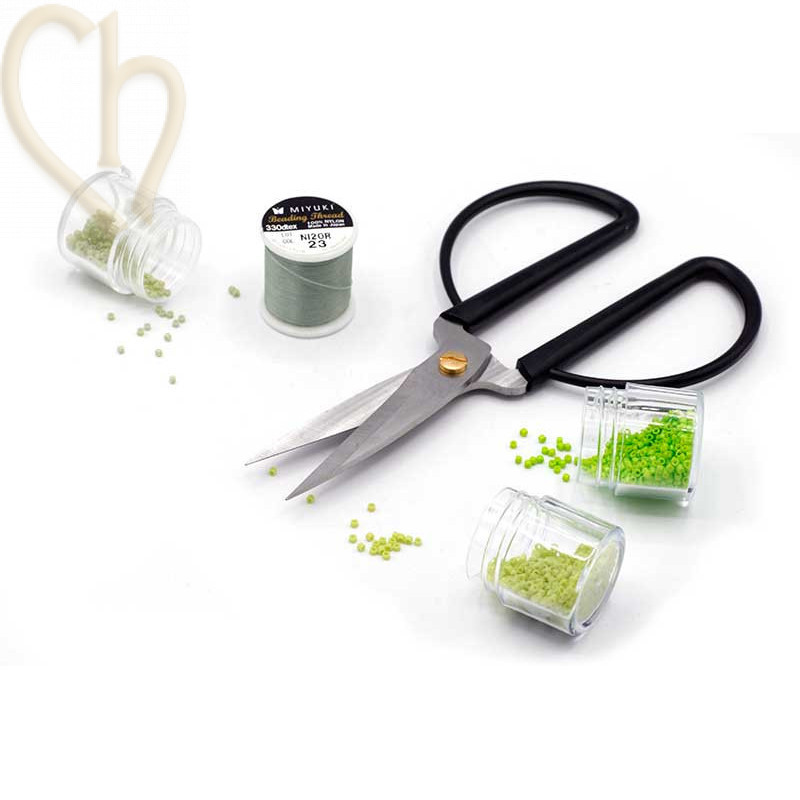 Stainless steel scissors 14cm with extra large handles - sharp tip