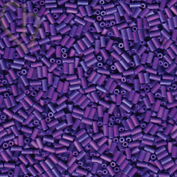 Perles Miyuki Bugle 3mm Matte Opaque Cobalt AB – Perles en Verre Japonaises chez Boutique Charlotte