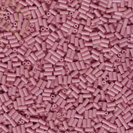 Perles Miyuki Bugle 3mm Opaque Mauve – Perles en Verre Japonaises chez Boutique Charlotte