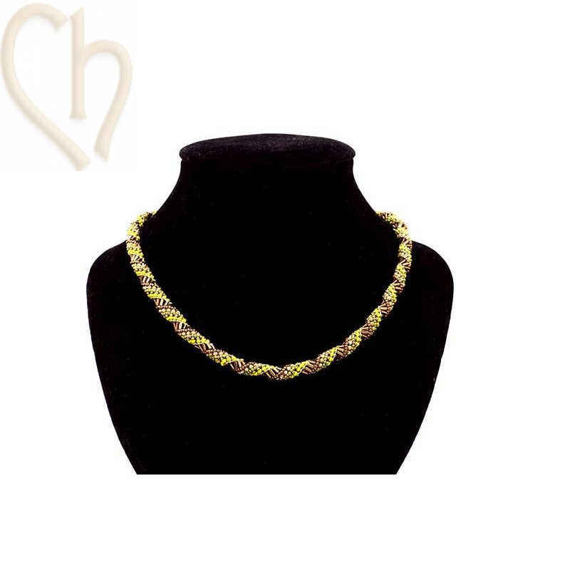 Necklace Spiral Technique - Free Beading Pattern & Complete Kit | Boutique Charlotte