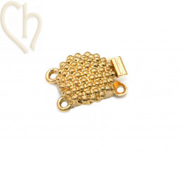 Fermoir Rond 2 Rangées | Fermoir Coulissant pour Bracelets de Perles