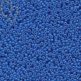 Rocaille 11/0 Miyuki Duracoat Opaque Dyed Blue 11-4484 - Boutique Charlotte